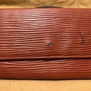 LOUIS VUITTON Epi Multicles 6 Key Holder brown